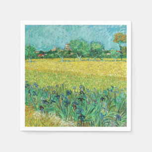 Servilleta De Papel Vincent van Gogh - Campo con lirios cerca de Arlés