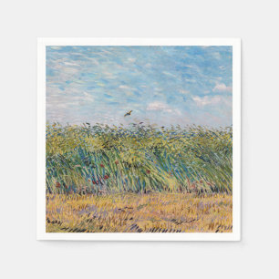 Servilleta De Papel Vincent van Gogh - Campo de trigo con una alondra