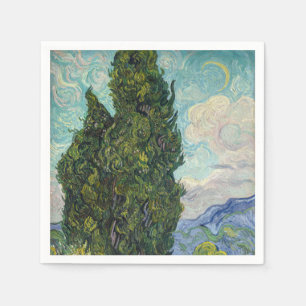 Servilleta De Papel Vincent van Gogh - Cypresses