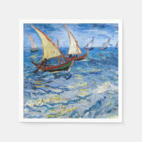 Vincent van Gogh - El paisaje marino de Saintes-Ma