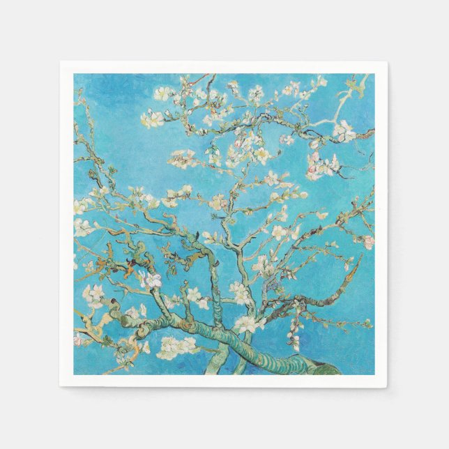 Servilleta De Papel Vincent van Gogh - Flor de Almendro (Anverso)