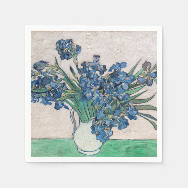 Servilleta De Papel Vincent van Gogh - Irises (Anverso)