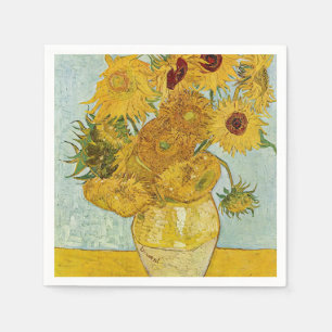 Servilleta De Papel Vincent Van Gogh - Jarrón con doce girasoles