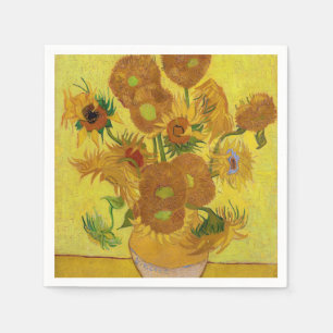 Servilleta De Papel Vincent van Gogh - Jarrón con quince girasoles