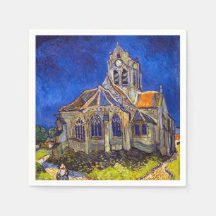 Servilleta De Papel Vincent van Gogh - La Iglesia en Auvers