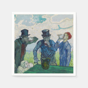 Servilleta De Papel Vincent van Gogh - Los bebedores, según Daumier