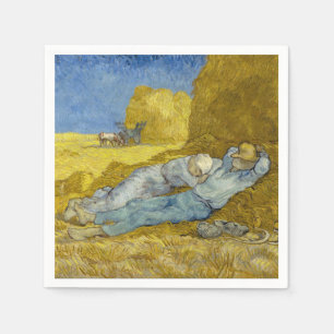 Servilleta De Papel Vincent Van Gogh - Mediodía, Descanso del trabajo 