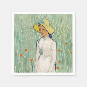 Servilleta De Papel Vincent van Gogh - Muchacha de Blanco