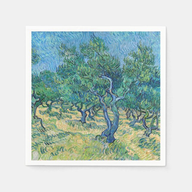 Servilleta De Papel Vincent van Gogh - Olive Grove (Anverso)