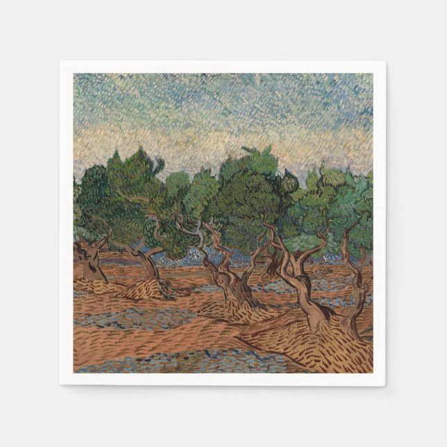 Servilleta De Papel Vincent van Gogh - Olive Grove (Anverso)