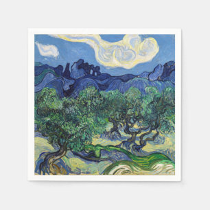 Servilleta De Papel Vincent van Gogh - Olivos con los Alpilles