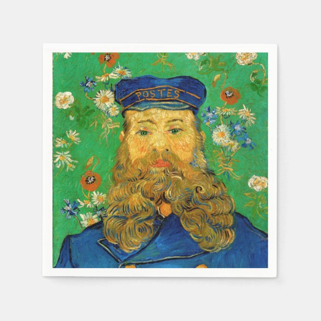 Servilleta De Papel Vincent Van Gogh - Postman Joseph Roulin (Anverso)
