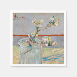 Servilleta De Papel Vincent van Gogh - Rama de Almendro en un Vidrio