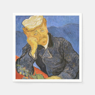 Servilleta De Papel Vincent Van Gogh - Retrato del doctor Paul Gachet