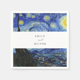 Servilleta De Papel Vincent Van Gogh Starry Night Boda