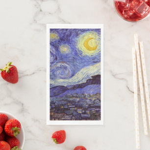 Servilleta De Papel Vincent Van Gogh Starry Night Vintage Bella Artes