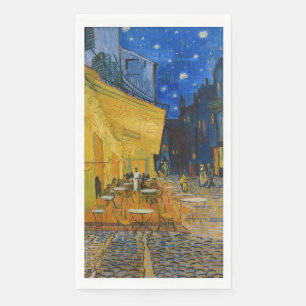 Servilleta De Papel Vincent van Gogh - Terraza del Café por la Noche