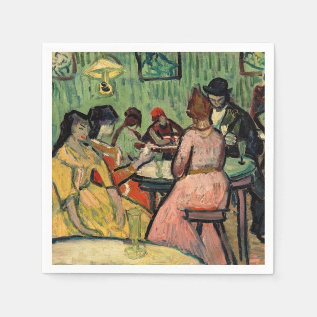 Servilleta De Papel Vincent van Gogh - The Brothel (Anverso)