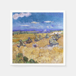 Servilleta De Papel Vincent van Gogh - Trigos con Segadores