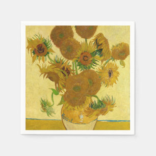 Servilleta De Papel Vincent van Gogh - Vase con quince girasoles