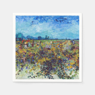Servilleta De Papel Vincent van Gogh - Viñedo Verde