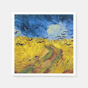 Servilleta De Papel Vincent van Gogh - Wheatfield con cuervos