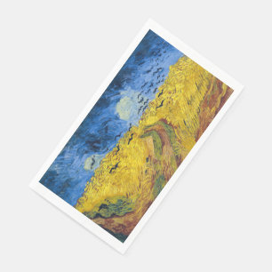 Servilleta De Papel Vincent van Gogh - Wheatfield con cuervos
