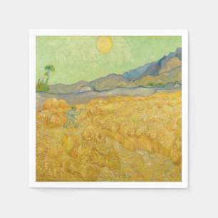 Servilleta De Papel Vincent van Gogh - Wheatfield con un pañal