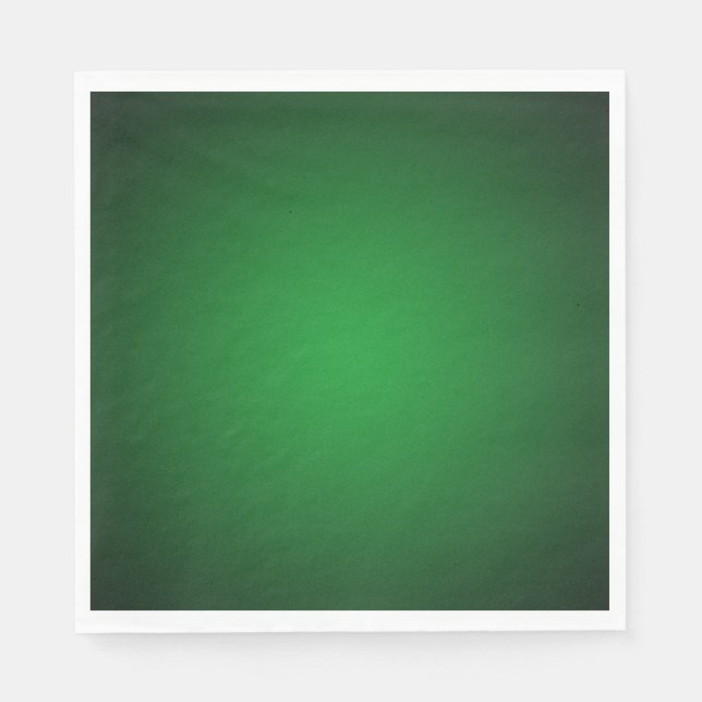 Servilleta De Papel Viñeta granulada de moda verde-negro (Anverso)