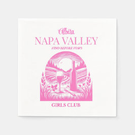 Servilleta De Papel vino antes de vales napa