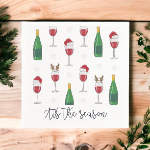 Servilleta De Papel Vino de Navidad ’Tis the Season