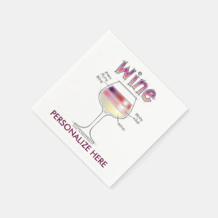 SERVILLETA DE PAPEL VINO, MÁS VINO, AÚN MÁS VINO