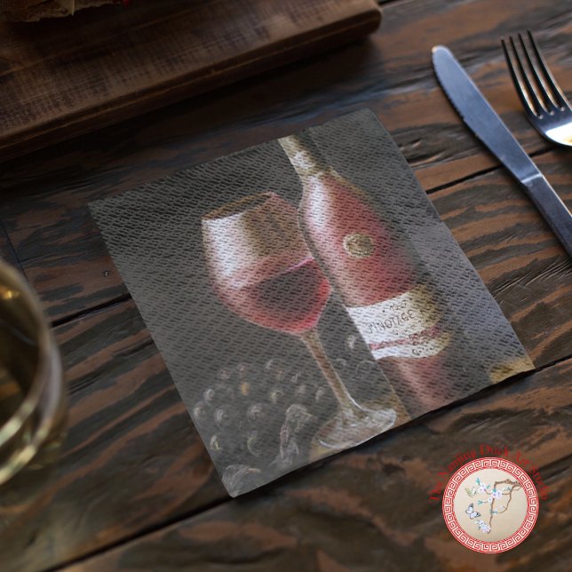 Servilleta De Papel Vino Rojo (Subido por el creador)