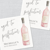 Vino Rosa Envejecido a la Perfección Cumpleaños