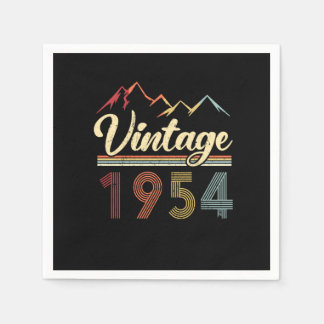 Servilleta De Papel Vintage 1954 67th Birthday Retro 67 Years Old
