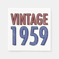 Vintage 1959 60º cumpleaños