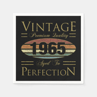 Servilleta De Papel Vintage 1965 60º cumpleaños