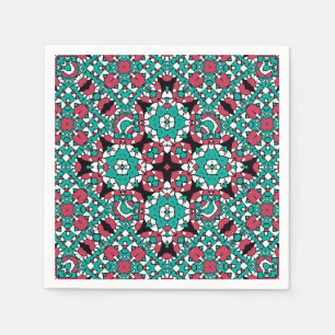 Servilleta De Papel Vintage arábiga retro ornamental sin mar