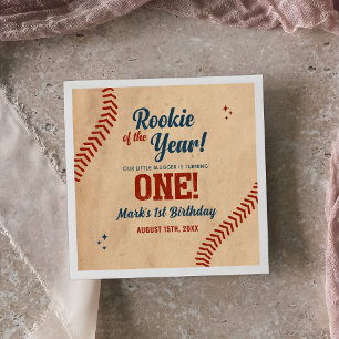 Servilleta De Papel Vintage Baseball Primera Napkins Fiesta de Cumplea