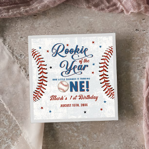 Servilleta De Papel Vintage Baseball Primera Napkins Fiesta de Cumplea