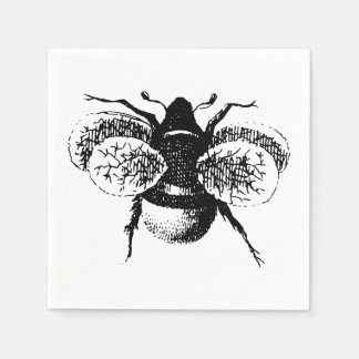 Servilleta De Papel Vintage Bumble Bee