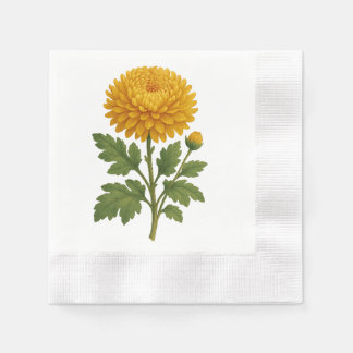 Servilleta De Papel Vintage chrysanthemum