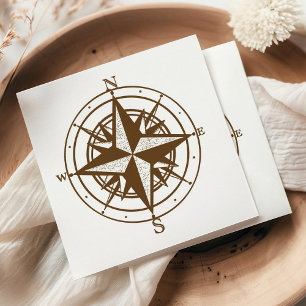 Servilleta De Papel Vintage Compass