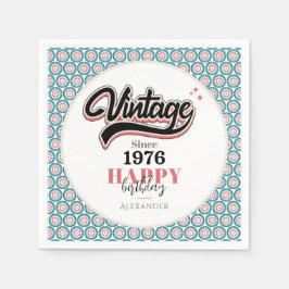 Servilleta De Papel Vintage desde 1976