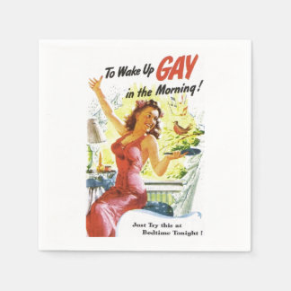 Servilleta De Papel Vintage "Despertar Gay"