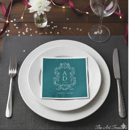 Servilleta De Papel Vintage Elegant Floral