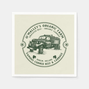 SERVILLETA DE PAPEL VINTAGE FARM HOUSE RANCH FARMHOUSE ART