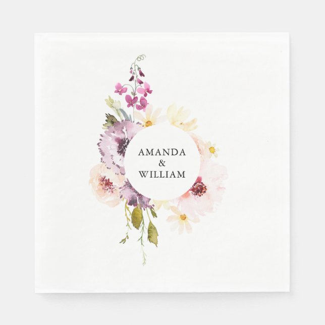 Servilleta De Papel Vintage Floral (Anverso)