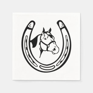 Servilleta De Papel Vintage Horseshoe