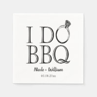 Vintage I Do BBQ Barbecue Boda Compromiso